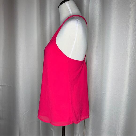 Naked Zebra Braided Racerback Strap Layered Tank Sz Small - Picture 3 of 6